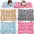 Tuanse 4 Pack Guinea Pig Bed Mat Bedding Rabbit All Season Soft Fleece Bed Pad for Small Animal Mattress Fleece Sleeping Pad for Hedgehogs Bunny Ferrets Hamster(Little Star,13 x 10 Inch)