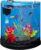 Tetra 3 Gallon Small Fish Tank, Aquarium Starter Kit, with Filter, Air pump, & Color Changing Light, Half Moon shape, for Gold Fish & Betta