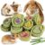 Sofier 12Pcs Timothy Hay Treats Rabbit Toys Bunny Toys Guinea Pig Natural Chews for Teeth Handmade Rabbit Chews and Treats Chinchilla Rat Hamster Gerbil